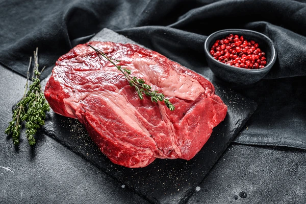 Beef Boneless Chunk with Fat 1kg 